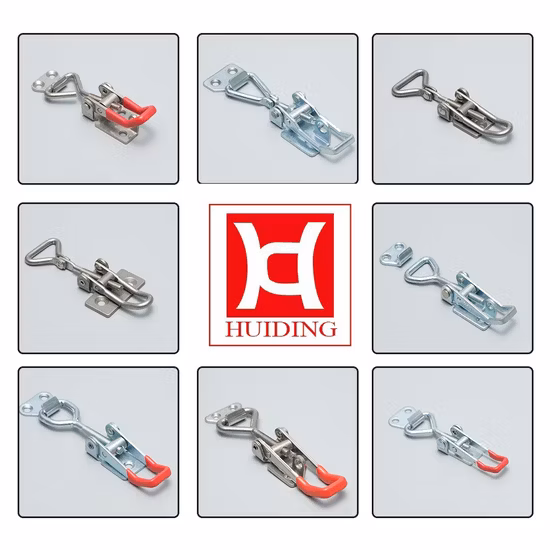 Stainless Steel Safety Catch Spring Bolts PRO Latches Lockable Steel Fastener Toggle Clamp Used on Industry Equipment